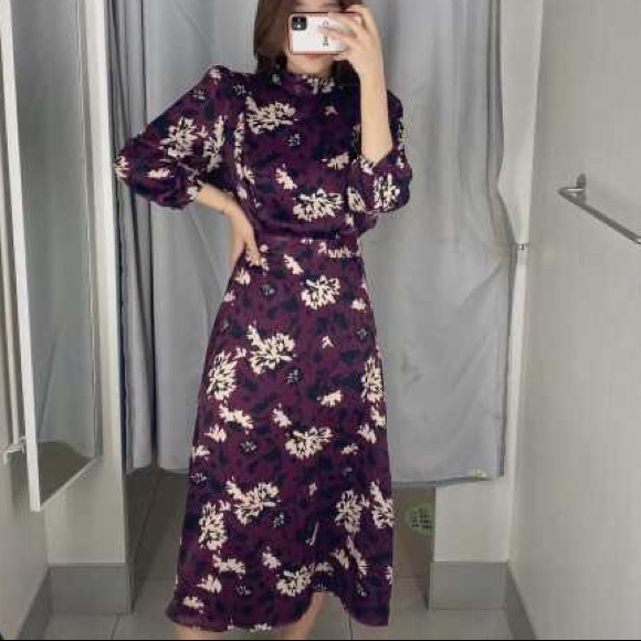 Zara Floral Print Dress - Picture 4 of 9